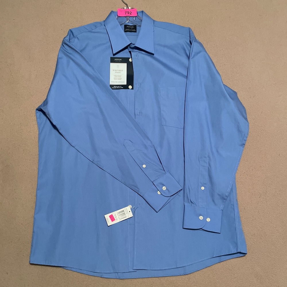 Blue Arrow mens dress shirt